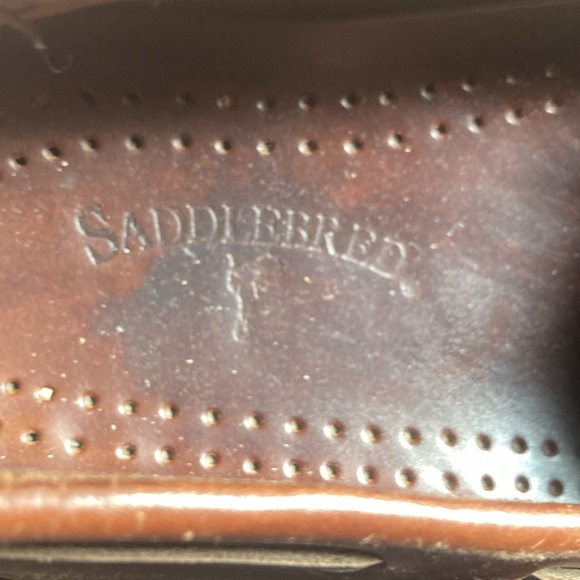 Vintage Mens SaddleBred Hector Brown Leather Loafers Size 11 - Picture 8 of 9